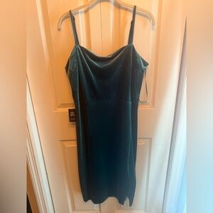 Express Teal Mini Dress